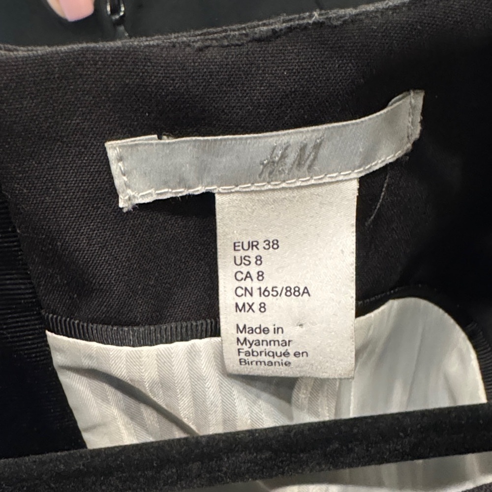 H&M Classic Black Midi Dress - Picture 2 of 5